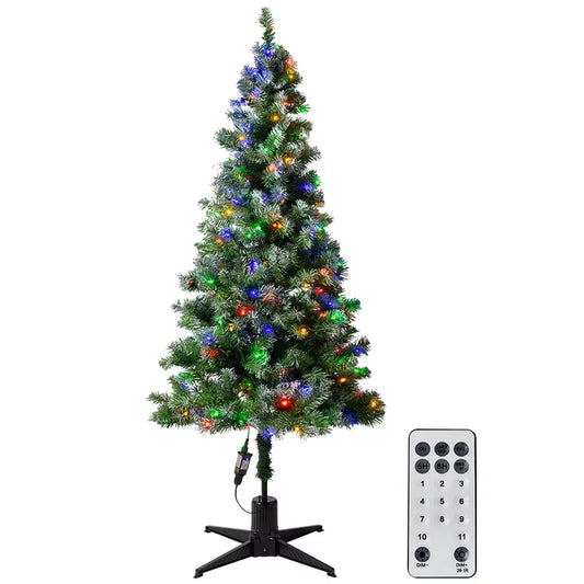 1.8M Smart Rotating Christmas Tree Christmas Tree Light RGB LED Christmas Halloween Star Xmas Christmas Tree Toppers Lights